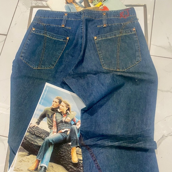 RIFLE Vintage 5 Pocket Jeans Sz 34 - Picture 12 of 15